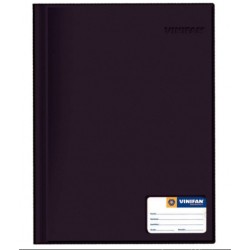 Folder oficio negro claro doble tapa vinifan