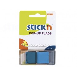 Banderitas POP-UPX 50 azul NEON STICK'N