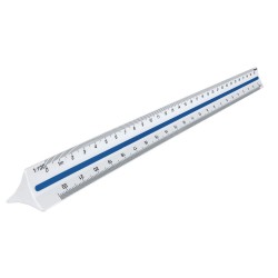 Escalimetro de plastico 30cm