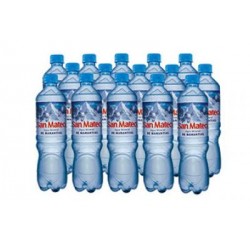 SAN MATEO AGUA MINERAL X 600 ML. CON GAS X 15 UN