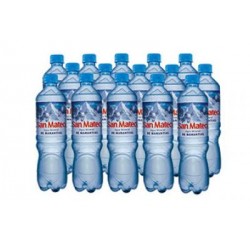 SAN MATEO AGUA MINERAL X 600 ML. CON GAS X 15 UN