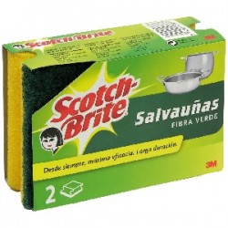 ESPONJAS SCOTCH BRITE DOBLE USO SALVA UÑAS