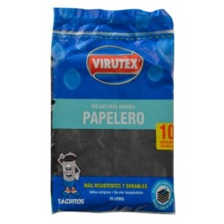 Bolsa negra 25lt. x 10 unidades Tachito