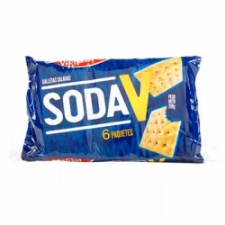 GALLETA SODA VICTORIA " V " X 210 GR SIX PACK