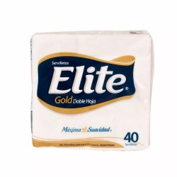 Servilletas de Papel Dobladas ELITE Gold Paquete 40 un