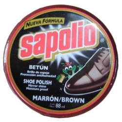 SAPOLIO BETUN PASTA X 88 ML. MARRON GRANDE