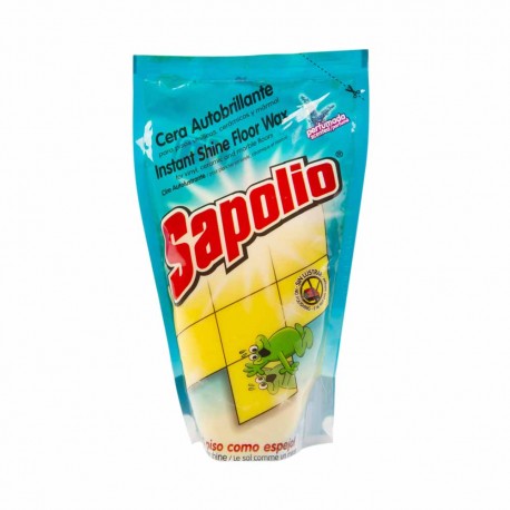 Cera liquida autobrillante Sapolio amarilla doypack 300ml