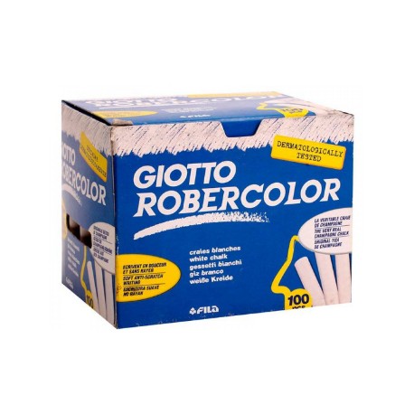 Tiza Blanca Giotto Robercolor (Caja x 100)