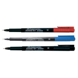 Marcador indeleble CD OHP 421 negro faber castell