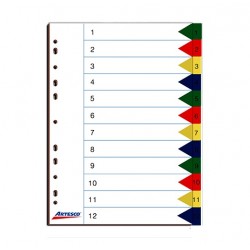 Separador index T/A-4 12 DIV artesco