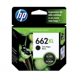 Cartucho de Tinta Negra HP 662XL