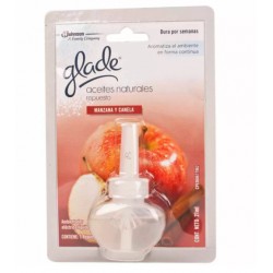 REPUESTO PARA AMBIENTADOR ELECTRICO GLADE MANZANA Y CANELA 21ML